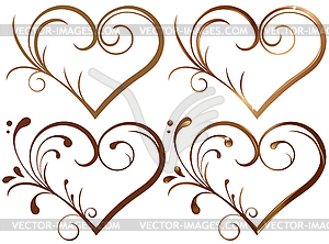 Lase heart - vector image