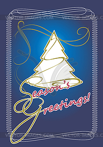 Greeting Holiday Season - vector clipart