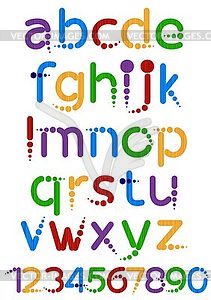 Alphabet - vector clip art
