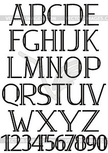 Alphabet - vector image