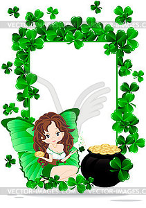 Greeting Card to St. Patrick`s Day - vector clipart / vector image