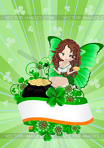 Greeting Card to St. Patrick`s Day - vector clipart