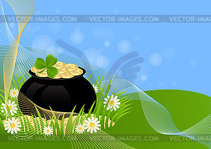 Greeting Card St. Patrick`s Day - royalty-free vector image