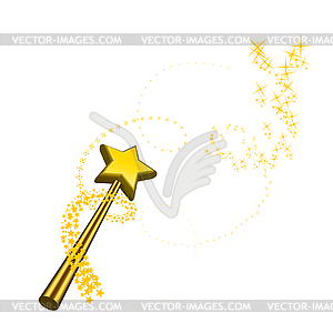 Magic wand - vector image