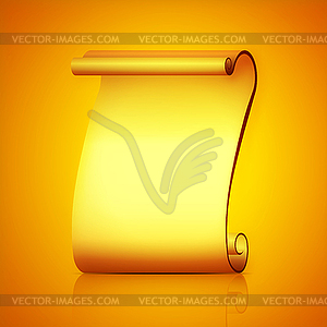 Abstract scroll paper - vector clipart