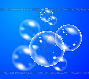 Bubble soap - royalty-free vector clipart