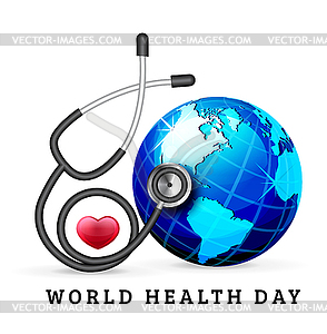 World Heart Day Background - vector clip art