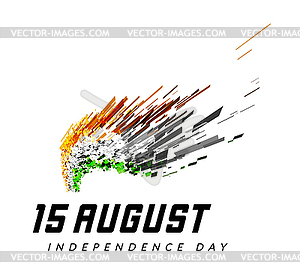 Indian Independence Day background - vector clipart