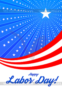 Happy labor day - vector clipart