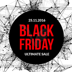 Black friday sale - vector image