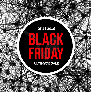 Black friday sale - vector clipart
