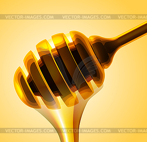 Honey stick - vector image