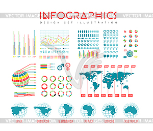 Infographics set - vector image