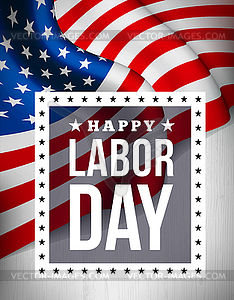 Happy labor day - royalty-free vector image