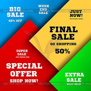 Big sale design - vector clip art