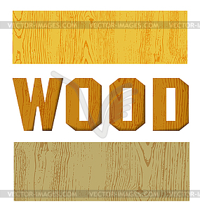 Wood texture - vector image