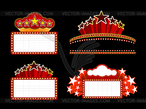 movie theater marquee clipart