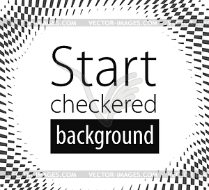 Checkered Flag - vector image