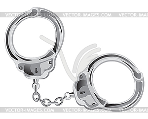 Manacles on chain - vector clipart