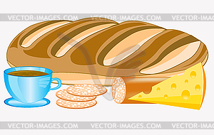 Products of feeding - royalty-free vector image