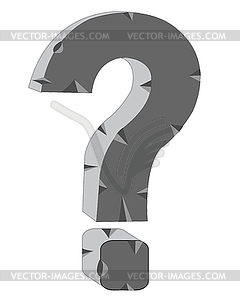 Interrogative sign - vector clipart