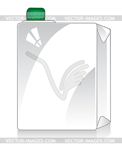 Square package - vector clipart