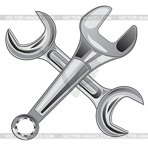Two wrenches - vector clip art