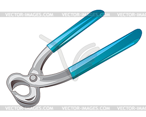 Tools pincers movement - vector clipart / vector image