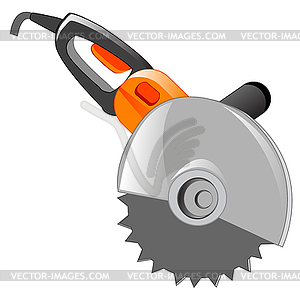Electric tools cutter - vector clipart