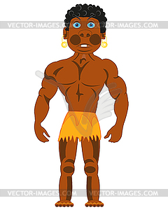 Persons to african appearance - vector clipart