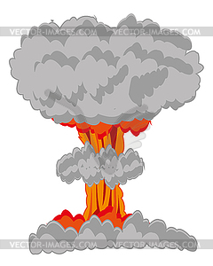 Nucleus blast - vector image