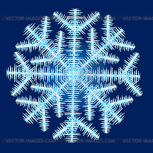 Ice Snowflake - vector clip art