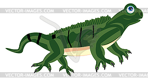 Pangolin iguana - vector clipart