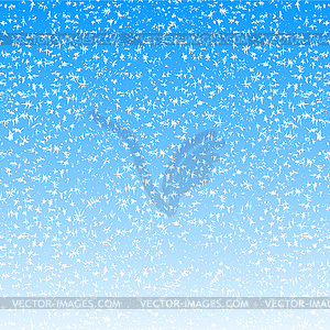 Abstract Christmas background with snowflakes. - vector clip art