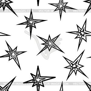 Lightning symbols, seamless wallpaper, - vector image