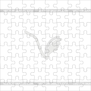 Background jigsaw puzzle - vector image