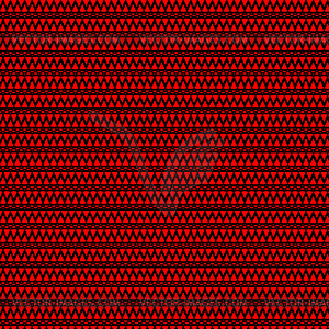 Fabric texture with grid pattern, red squares and black squares