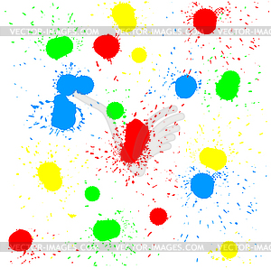 Brush blot .  - vector image