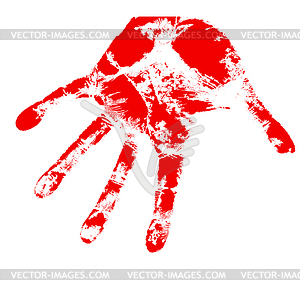 Bloody hand prints,,  - vector EPS clipart