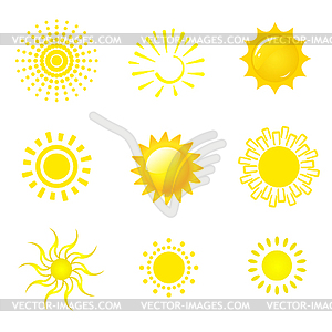 Suns - vector image