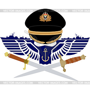 Icon Royal Navy - vector image