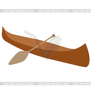 Canoeing - vector image