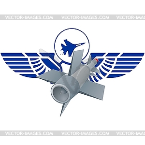 Air defense - vector image