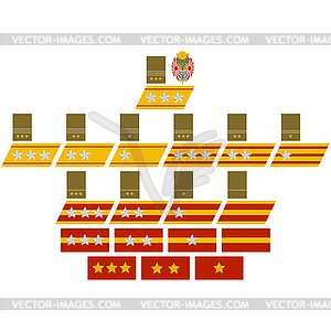 Insignia of Japanese Imperial Army - vector image