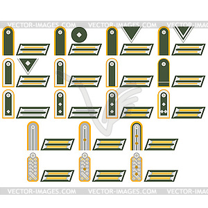 Знаки вермахта в кавалерии - клипарт в векторе