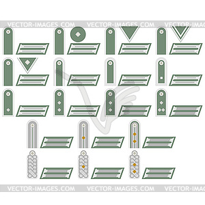 Знаки вермахта пехоты - изображение в векторе