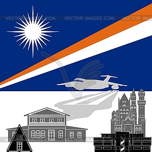 Marshall Islands - vector EPS clipart