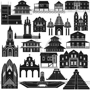 American Architecture - vector image
