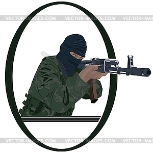 Soldier - vector image