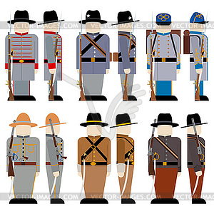 Armed Forces of Confederation - vector clipart
